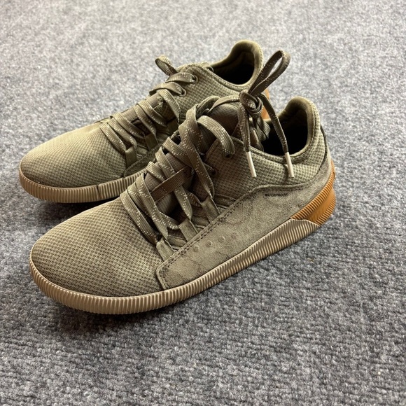 SOREL Women’s Out N About III Plus Lace Sneaker Green size: 8 - Picture 1 of 11